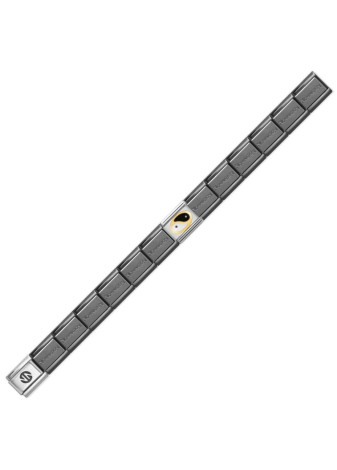 .Basisband Nomination zwart nieuw met Style Icon Link en emaille schakel