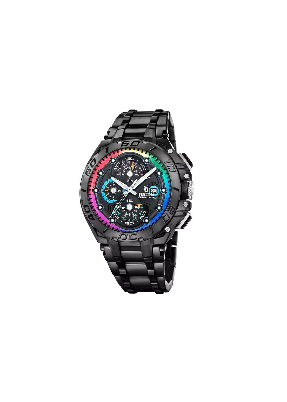 F20761-1 Festina Chrono Bike Limited zwart-regenboog herenhorloge