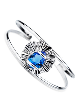 Soleil Sapphire RHSNDSABSO Andrea Marazzini gerhodineerd stalen klemband