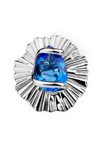 Soleil Sapphire RHSNDSARSO Andrea Marazzini gerhodineerd stalen damesring