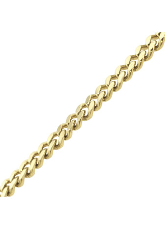 .8.6 gram massieve gourmet-armband 8 krt. 19 cm x 4.1 mm