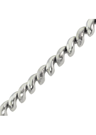 11.8 gram 8 krt. witte armband vintage 19 cm x 5.6 mm