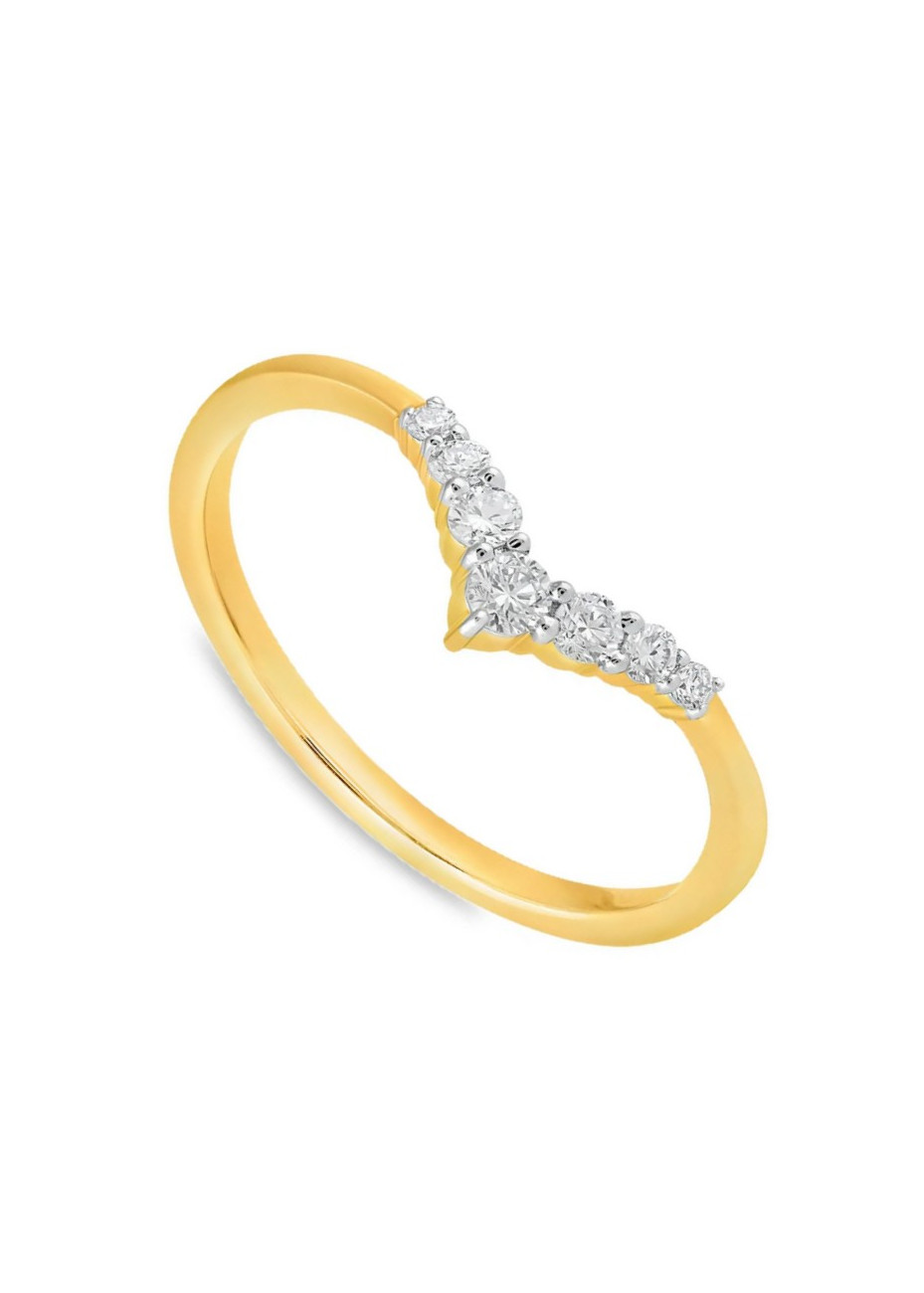 0589-018 Gouden aanzoeksring met 0.18 crt. labgrown briljant mt 17.5 GRL2450-55WRSM