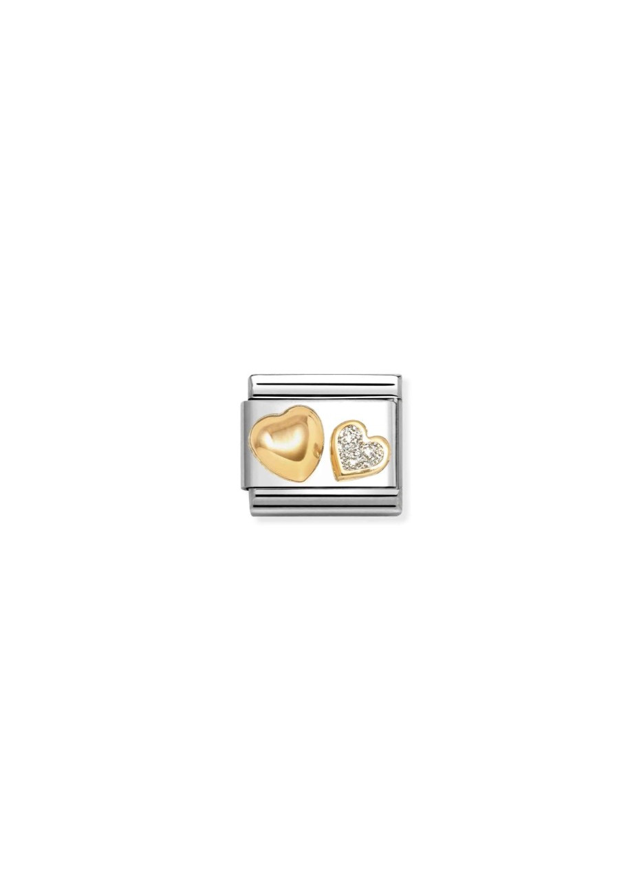 03022026 Hart met hart glitter Nomination charm