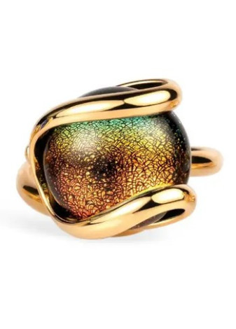 Venice Murano S GOSNAVMRSW Andrea Marazzini verguld stalen damesring