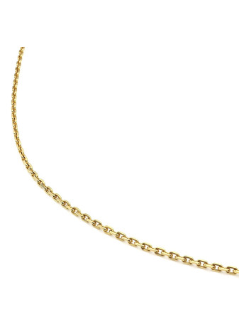 .4.8 gram ankercollier geelgoud 50 cm x 1.1 mm