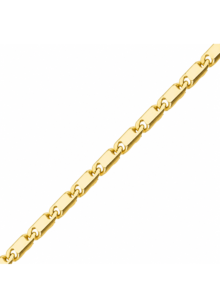 .3.7 gram fijn massief armbandje 19 cm x 2.4 mm