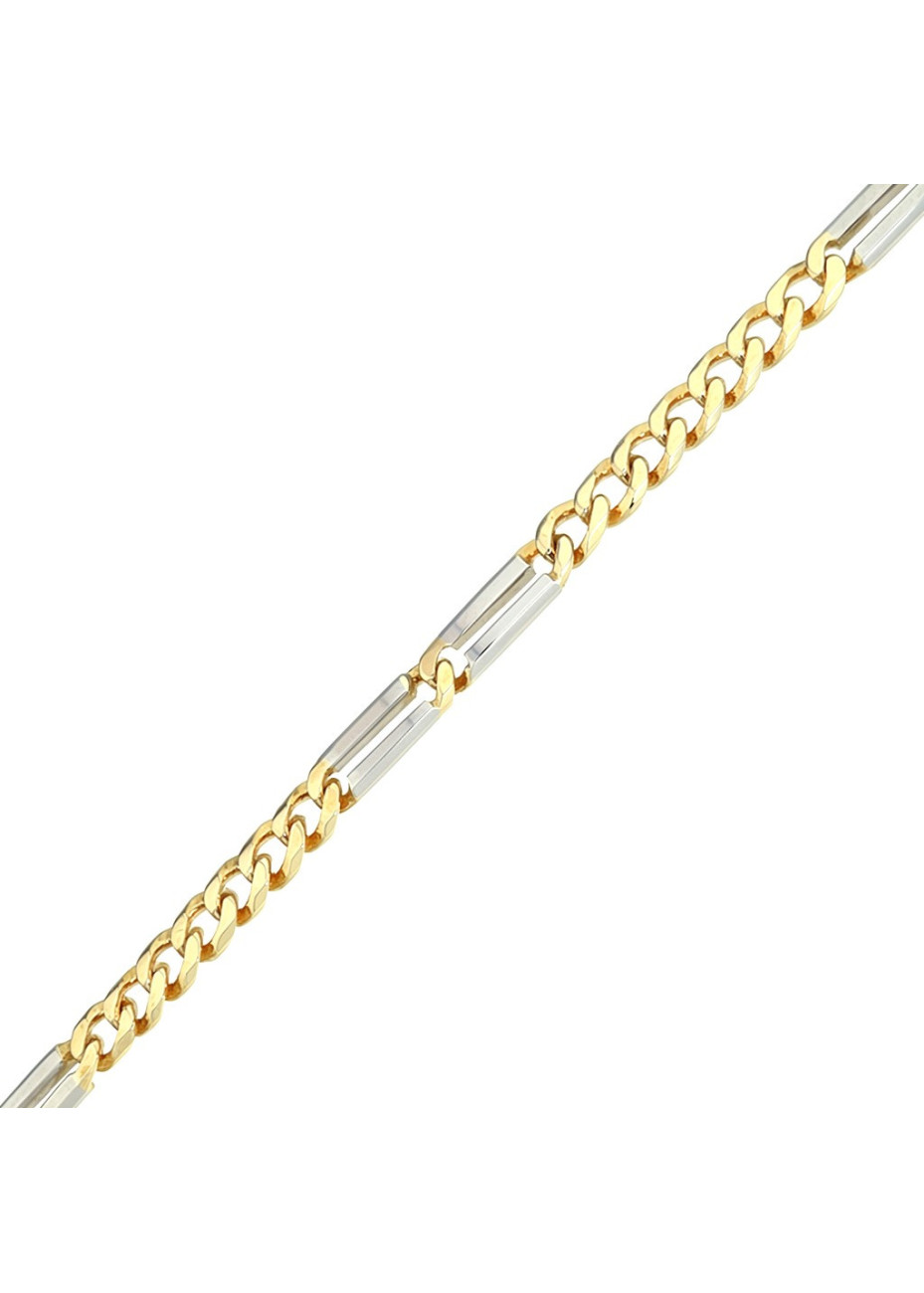 .4.4 gram wit- met geelgouden amranb 19 cm x 3 mm