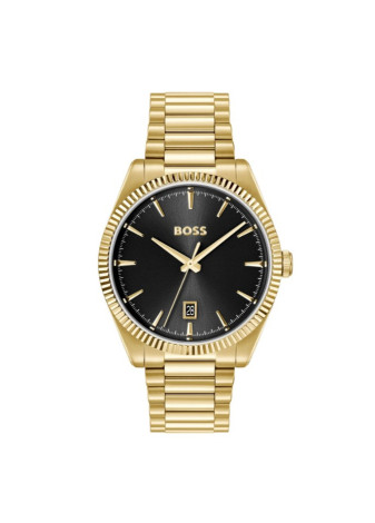 1514312 Boss herenhorloge Cheswick 40 mm doublé band zwart 5 ATM