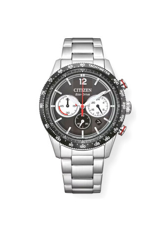 CA4714-55E stoer Citizen herenhorloge met bol kristalglas