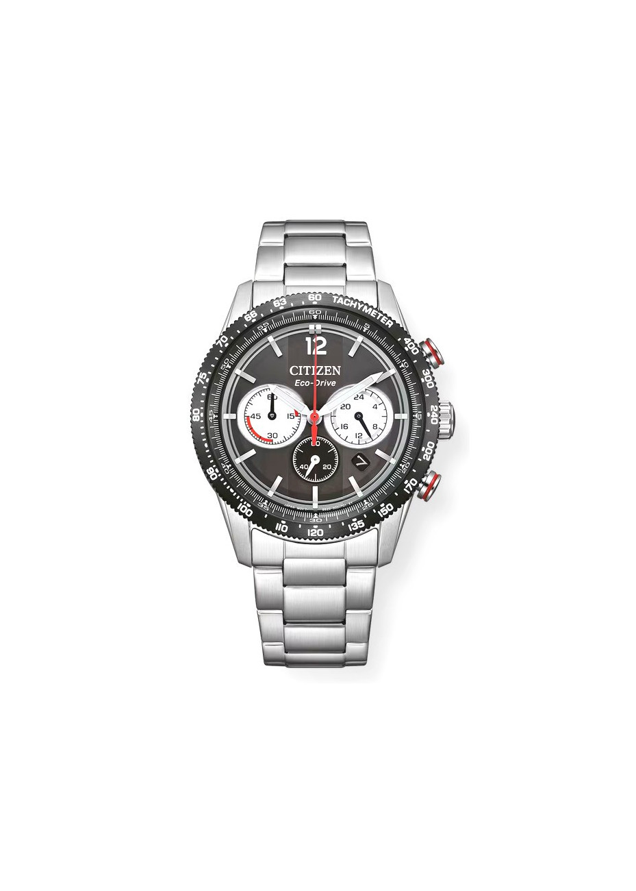 CA4714-55E stoer Citizen herenhorloge met bol kristalglas
