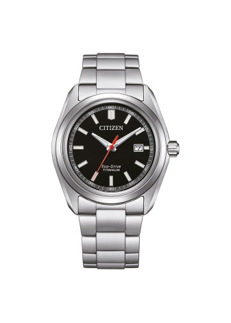 AW1900-50E Citizen simpel herenhorloge zwarte plaat Super Titanium