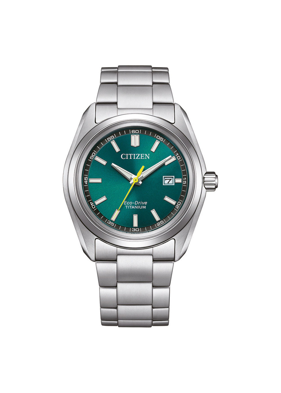AW1900-50X Citizen Supertitanium herenhorloge groene plaat