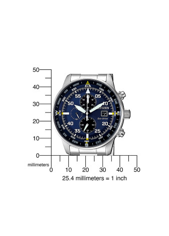 CA0690-88L Voordelige chrono Citizen zwemwaterdicht blauw