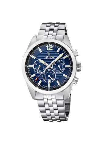 F20742-4 Voordelig Festina herenhorloge chrono blauw