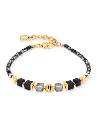 1316 Armband Black-Gold Coeur de Lion 3044301316