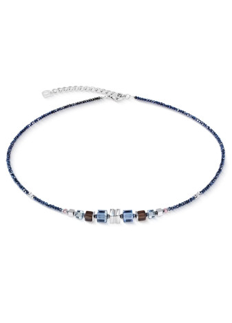 0712 Collier Blue-Grey Coeur de Lion 3044100712
