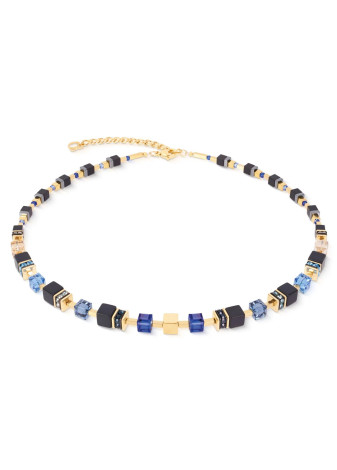 1307 Collier Black-Blue Coeur de Lion 3043101307
