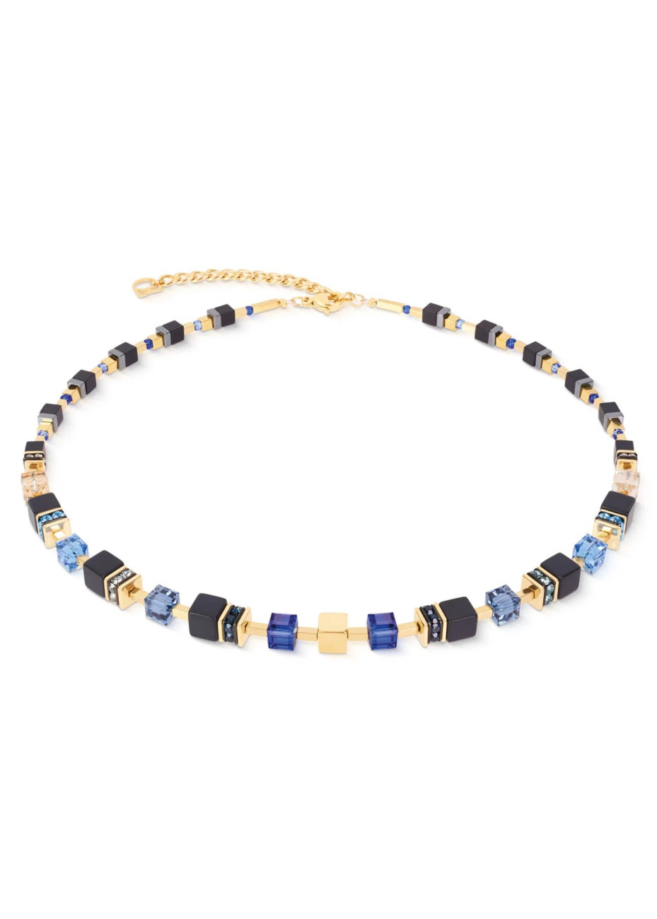 1307 Collier Black-Blue Coeur de Lion 3043101307