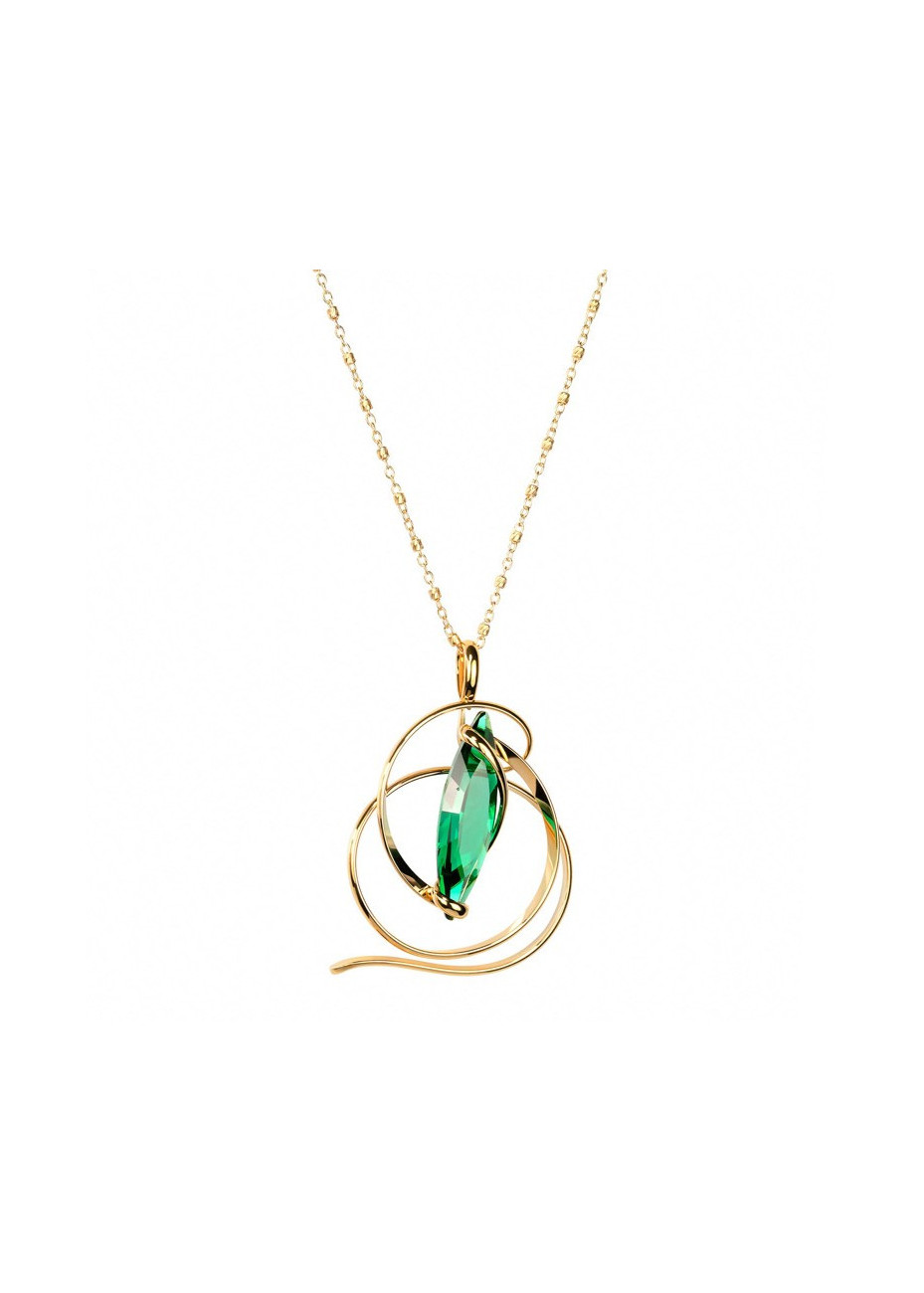 Divina Emerald GOSNVEMCN2 Andrea Marazzini verguld stalen hanger met collier