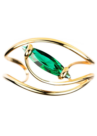 Divina Emerald GOSNVEMBR6 Andrea Marazzini verguld stalen klemband