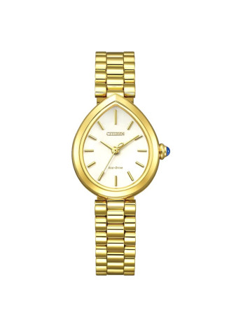 EM1208-53A Elegant double dameshorloge druppelvorm Citizen Ecodrive