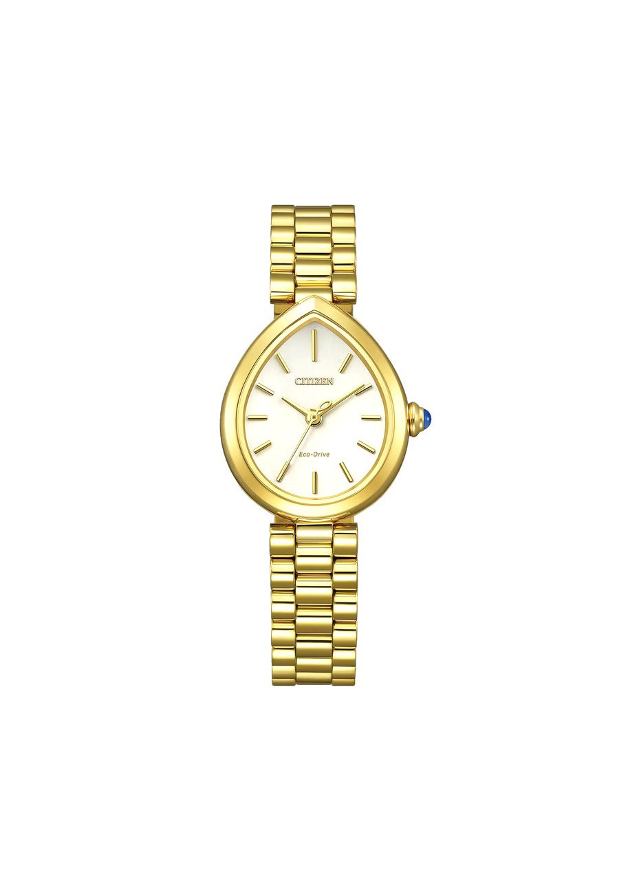 EM1208-53A Elegant double dameshorloge druppelvorm Citizen Ecodrive
