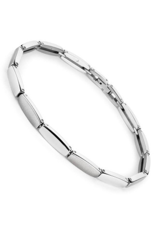 03063-01 Eenvoudige titanium armband mat-poli Boccia