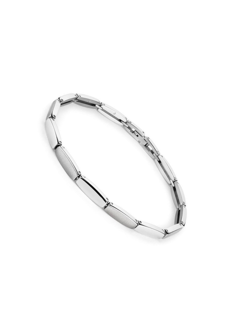 03063-01 Eenvoudige titanium armband mat-poli Boccia