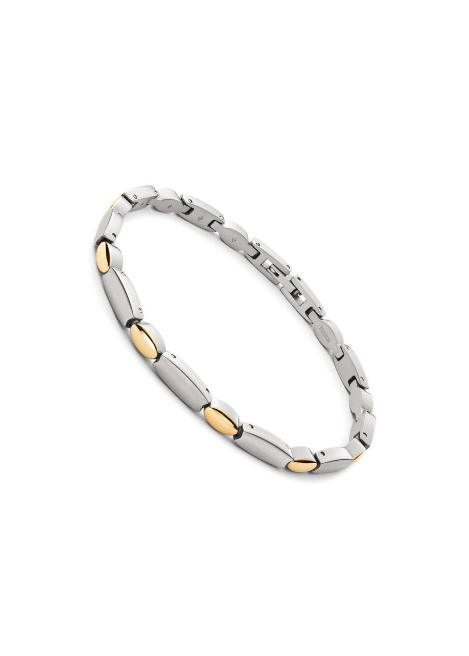 03068-02 Bicolour titanium Boccia armband