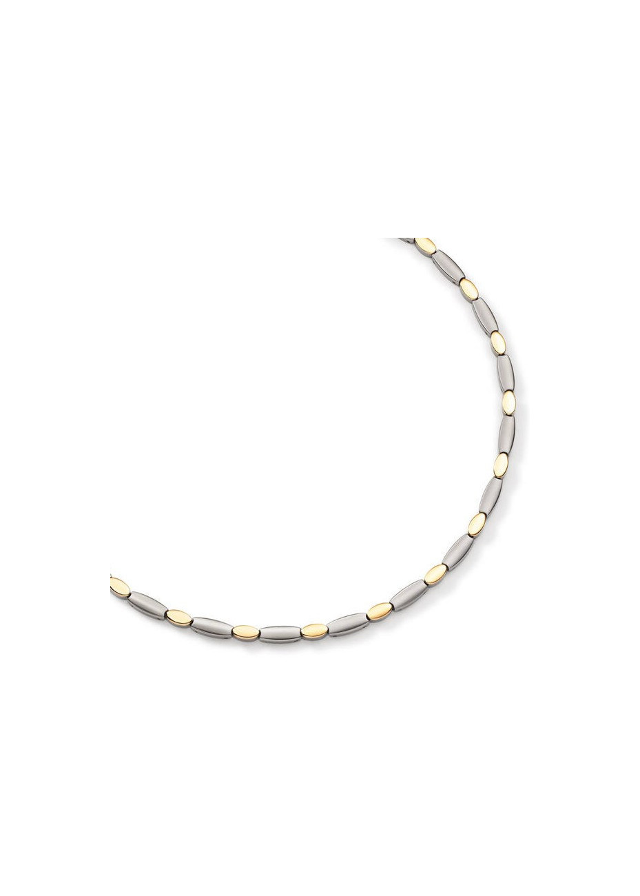 08090-02 Bicolour titanium collier Boccia