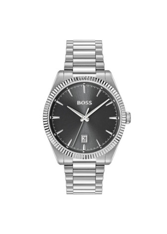 1514310 Boss herenhorloge Cheswick 40 mm stalen band grijs 5 ATM