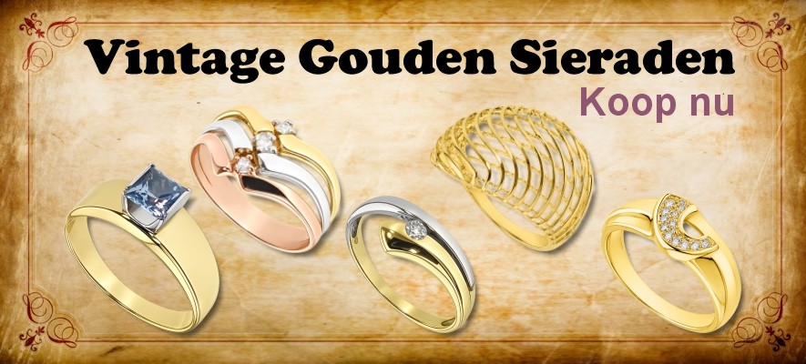 Vintage gouden occasion sieraden zomer-herfst 2026