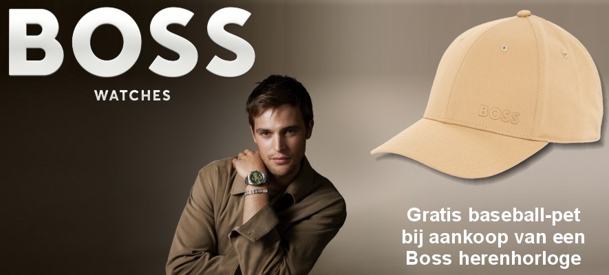 Gratis Boss-pet bij aankoop van een Boss-horloge