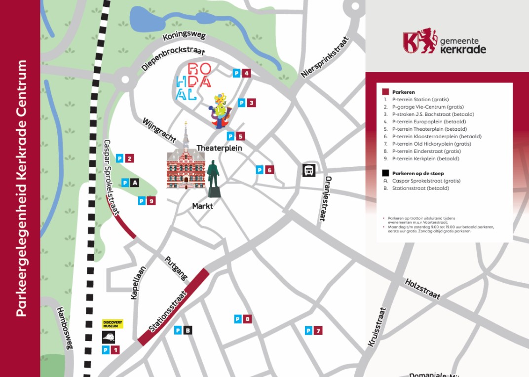 Waar kunt U het beste parkeren in Kerkrade-Centrum