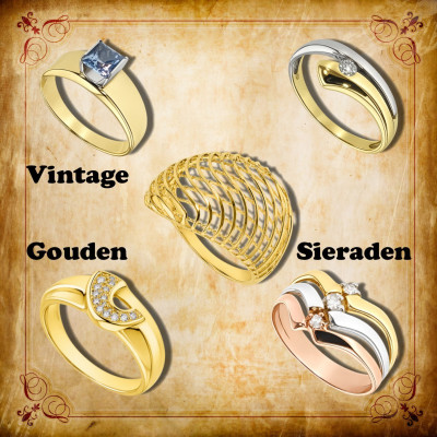 Vintage gouden sieraden zomer-herfst 2026